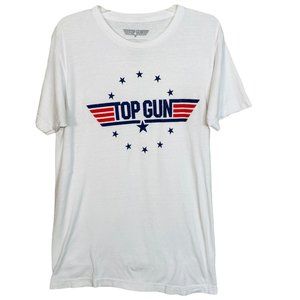 Top Gun White T-Shirt Mens Size Medium